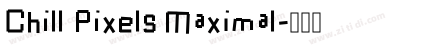 Chill Pixels Maximal字体转换